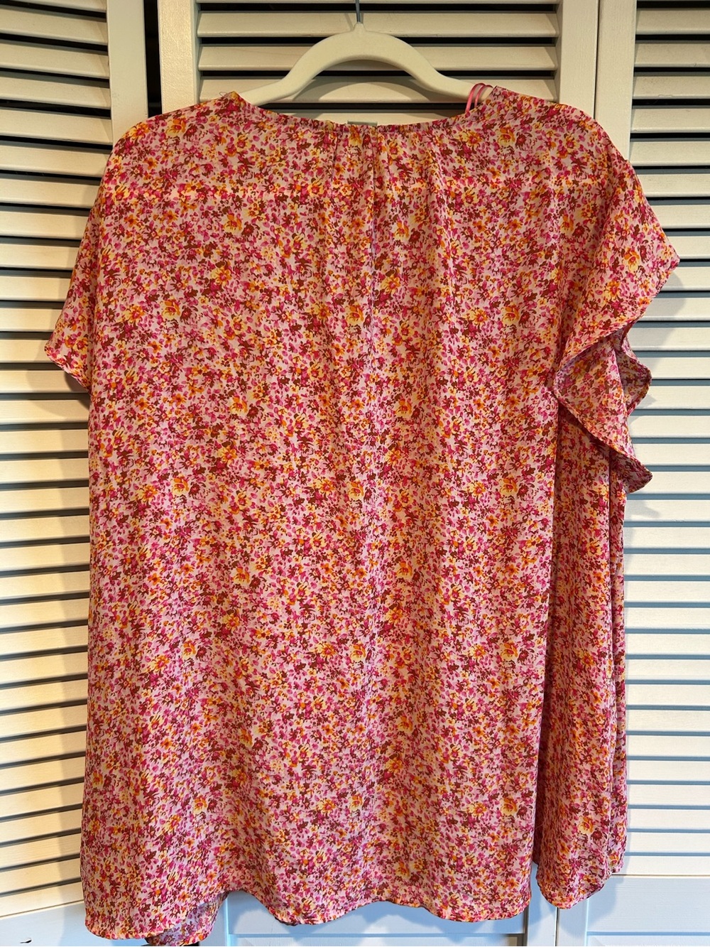 Cynthia Rowley floral blouse